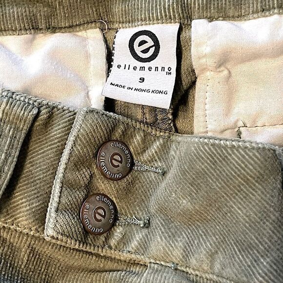 New! Ellemenno Green Flare Cords. Size 9. - Picture 3 of 5